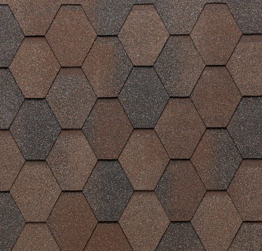 Telha Shingle UNICA Mosaik — cor 522 Arabica