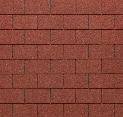 Telha Shingle Top Shingle Rectangular — cor Purple Red