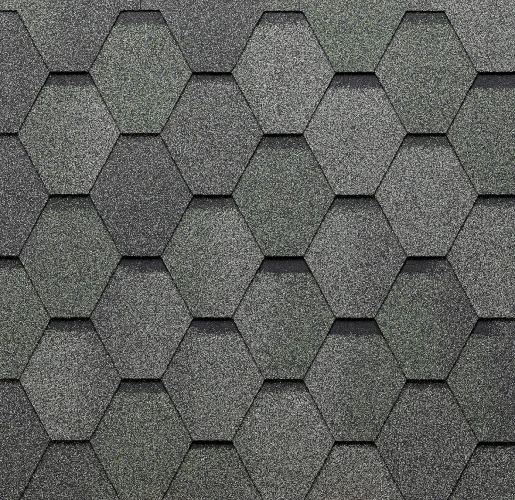 Telha Shingle UNICA Mosaik — cor 569 Granite