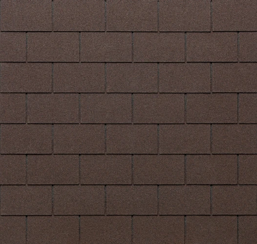 Telha Shingle Eco Roof Rectangular — cor 032 Mixed Brown