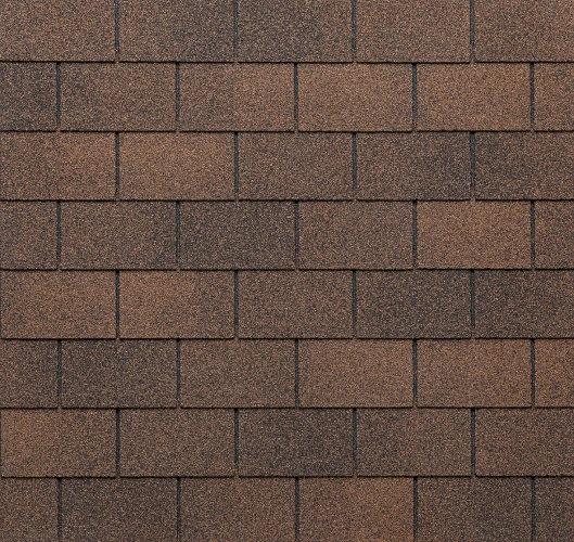 Telha Shingle Top Shingle Rectangular — cor Top Shingle Shaded Brown