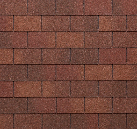 Telha Shingle Premium Rectangular — cor 506 Autumn Red